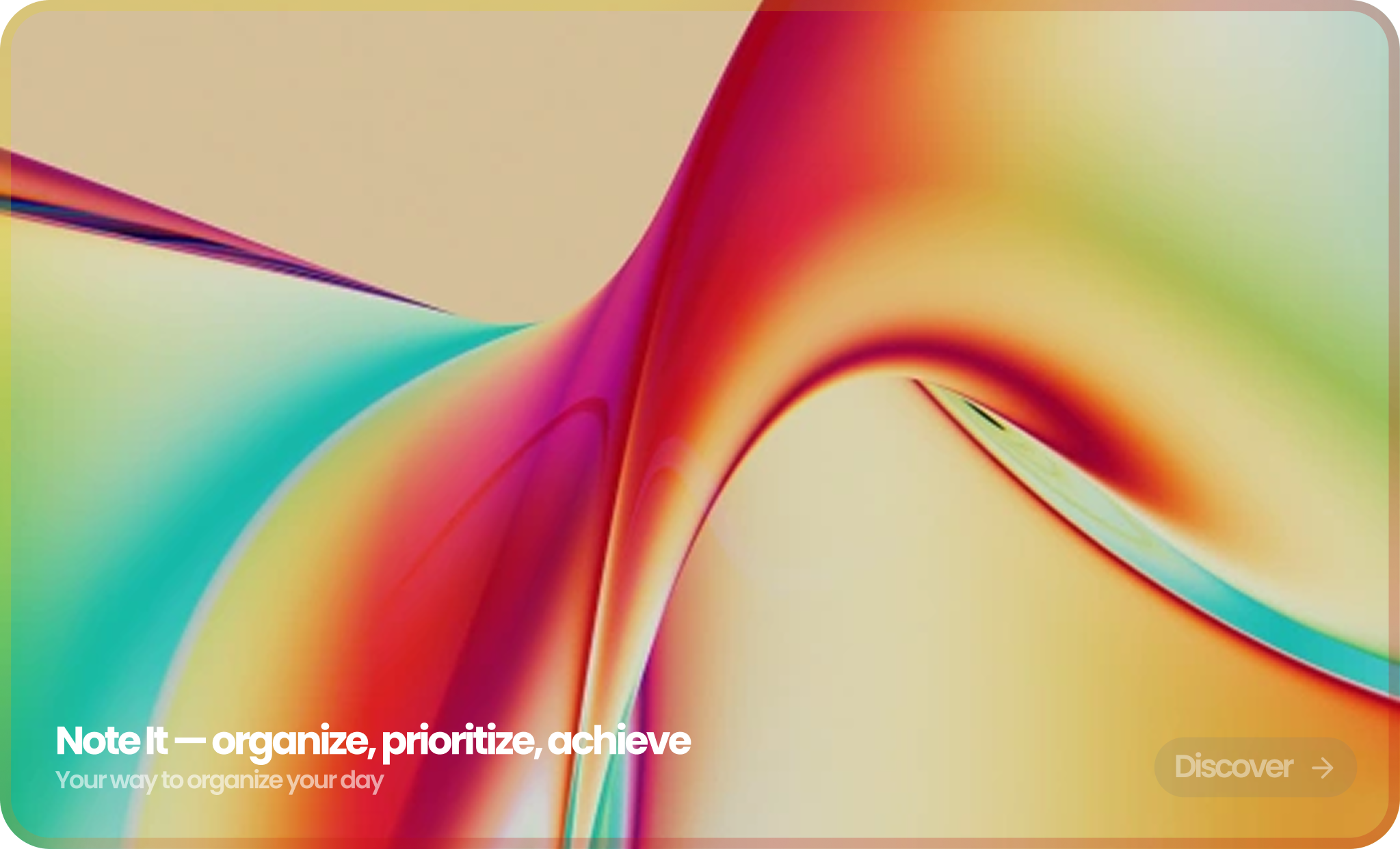 Note It — organize, prioritize, achieve